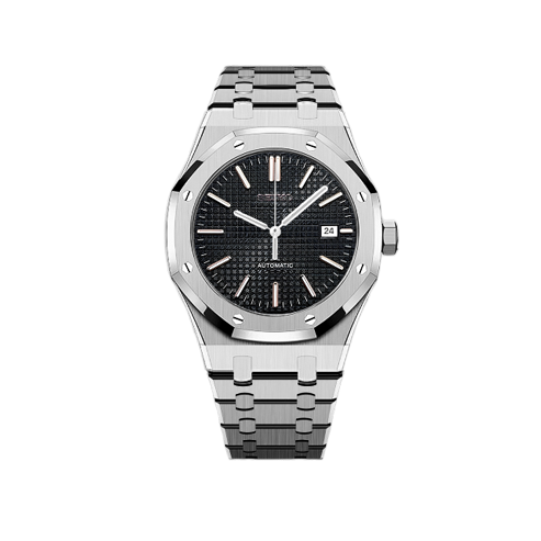 Seiko Mod - Seiko Oak Silver - Black Watch