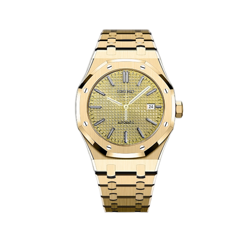 Seiko Mod - Seiko Oak Triple Gold Watch
