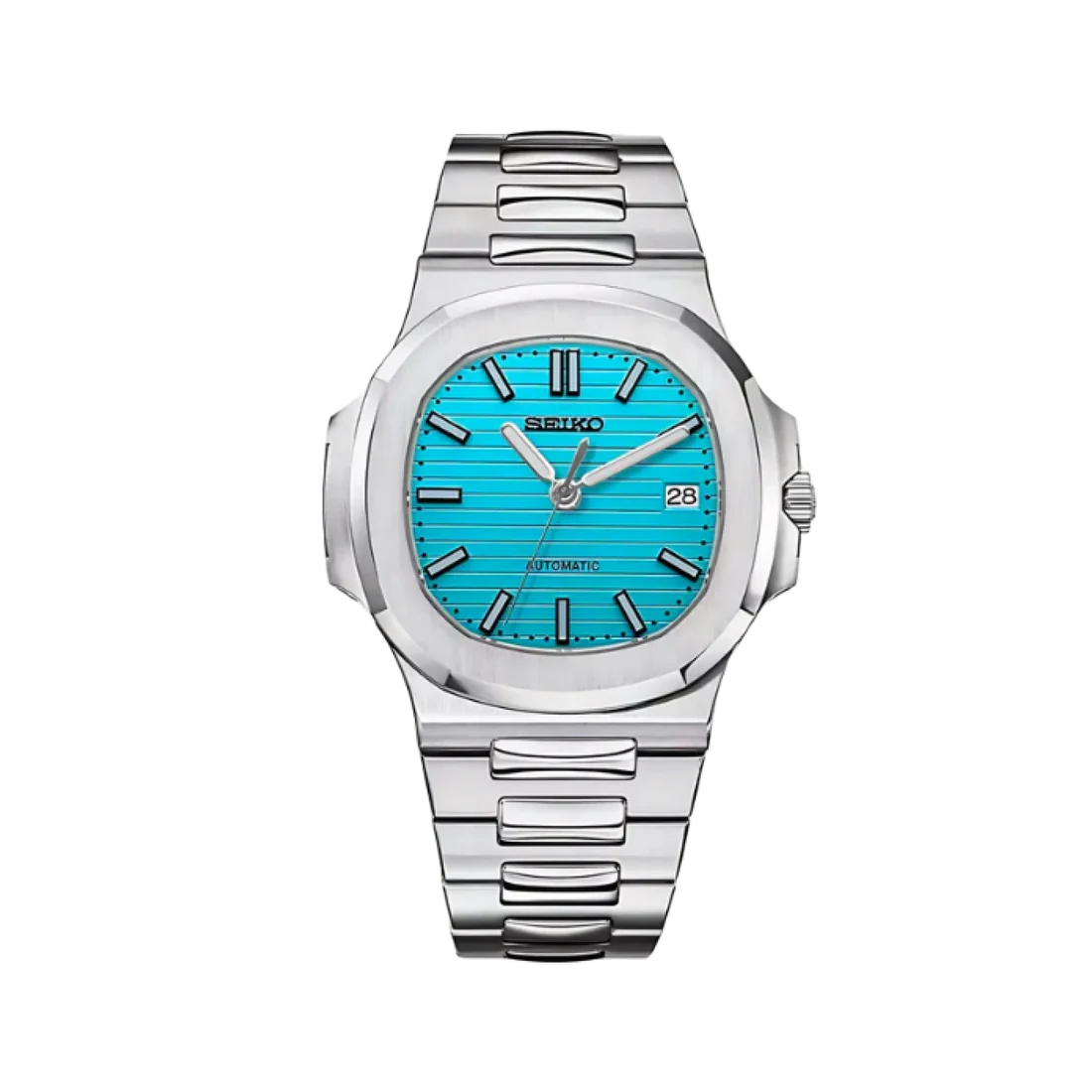 Nautilus Mod Silver - Baby Blue