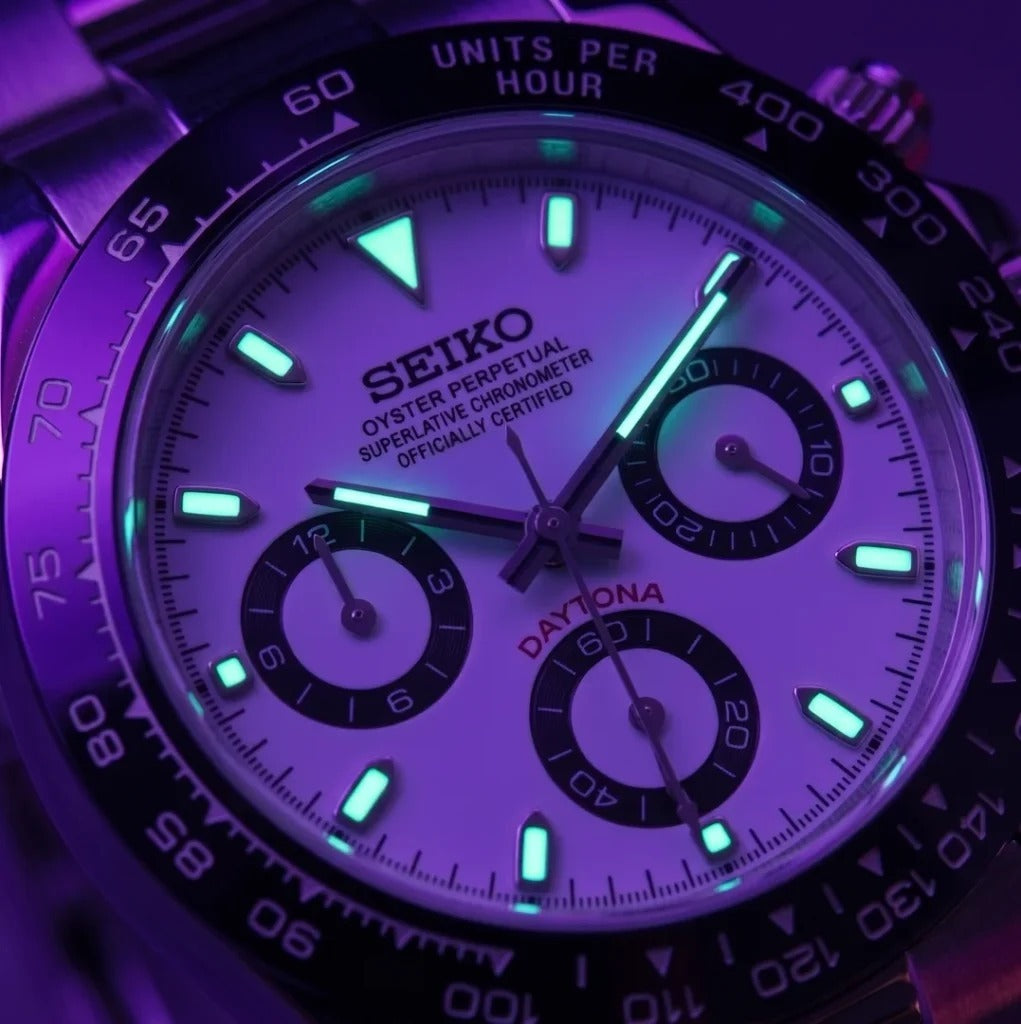 Seiko Mod | Daytona White Panda