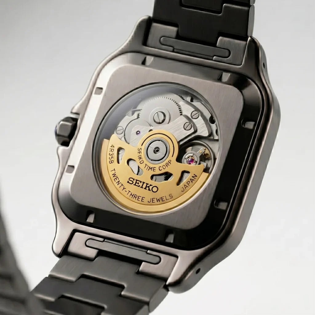 Seiko Mod | Santos Black Stealth