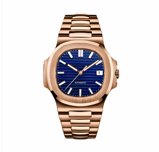 NAUTILUS MOD ROSE GOLD ( BLUE DIAL )