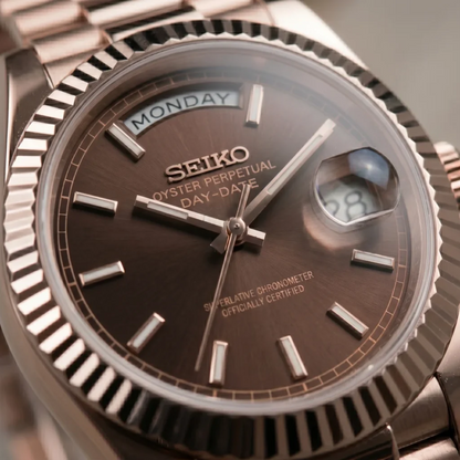 Seiko Mod | DayDate Triple Chocolate