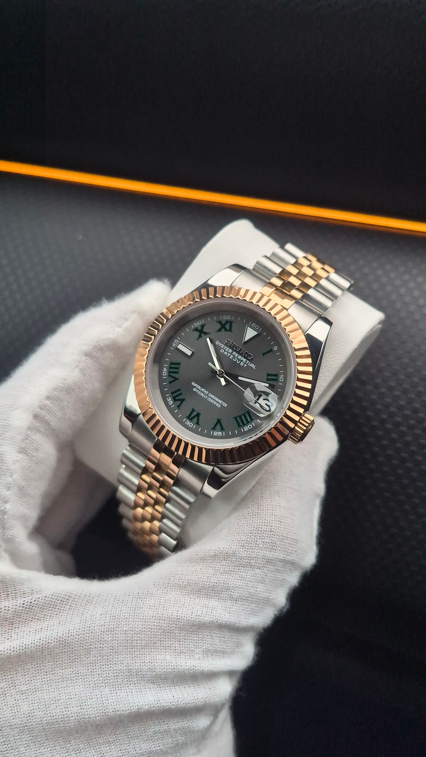 Two-Tone Wimbledon DateJust