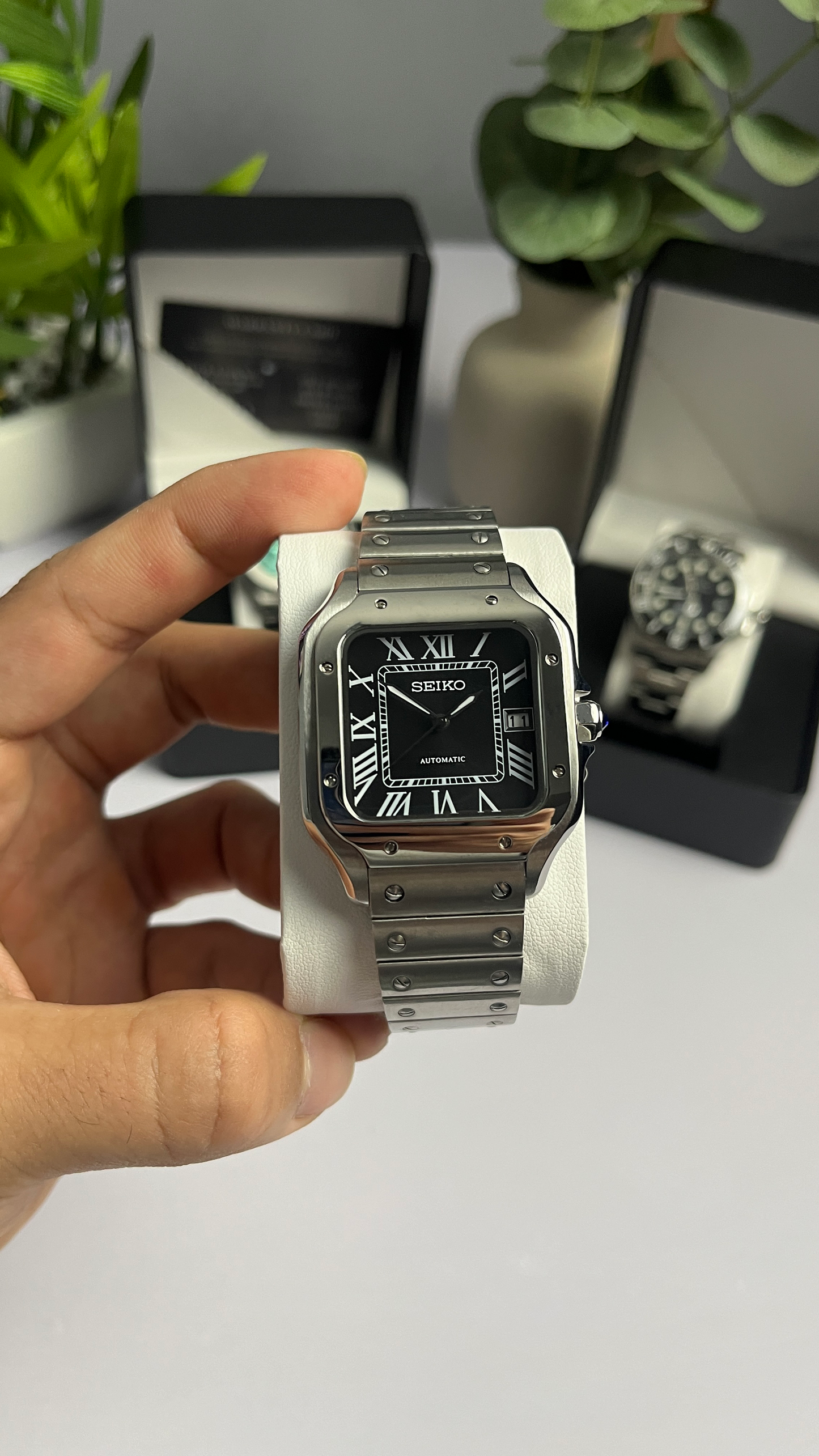 Santos Mod Silver - Black