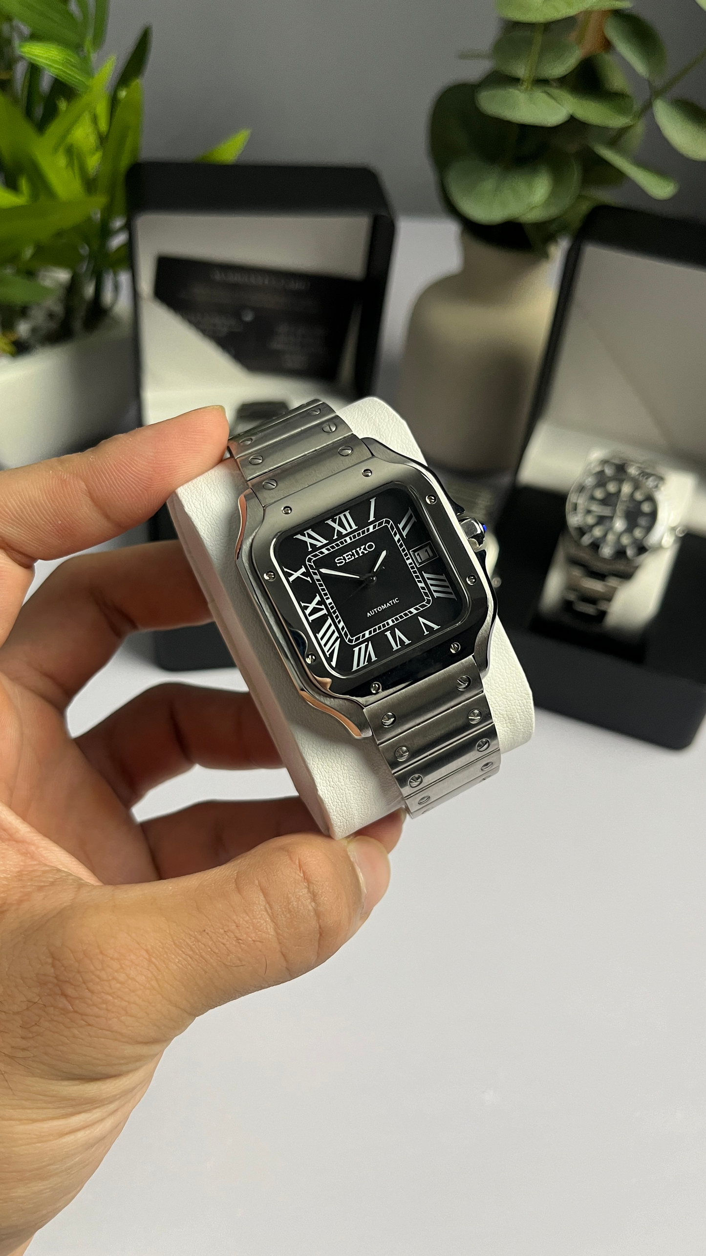 Santos Mod Silver - Black
