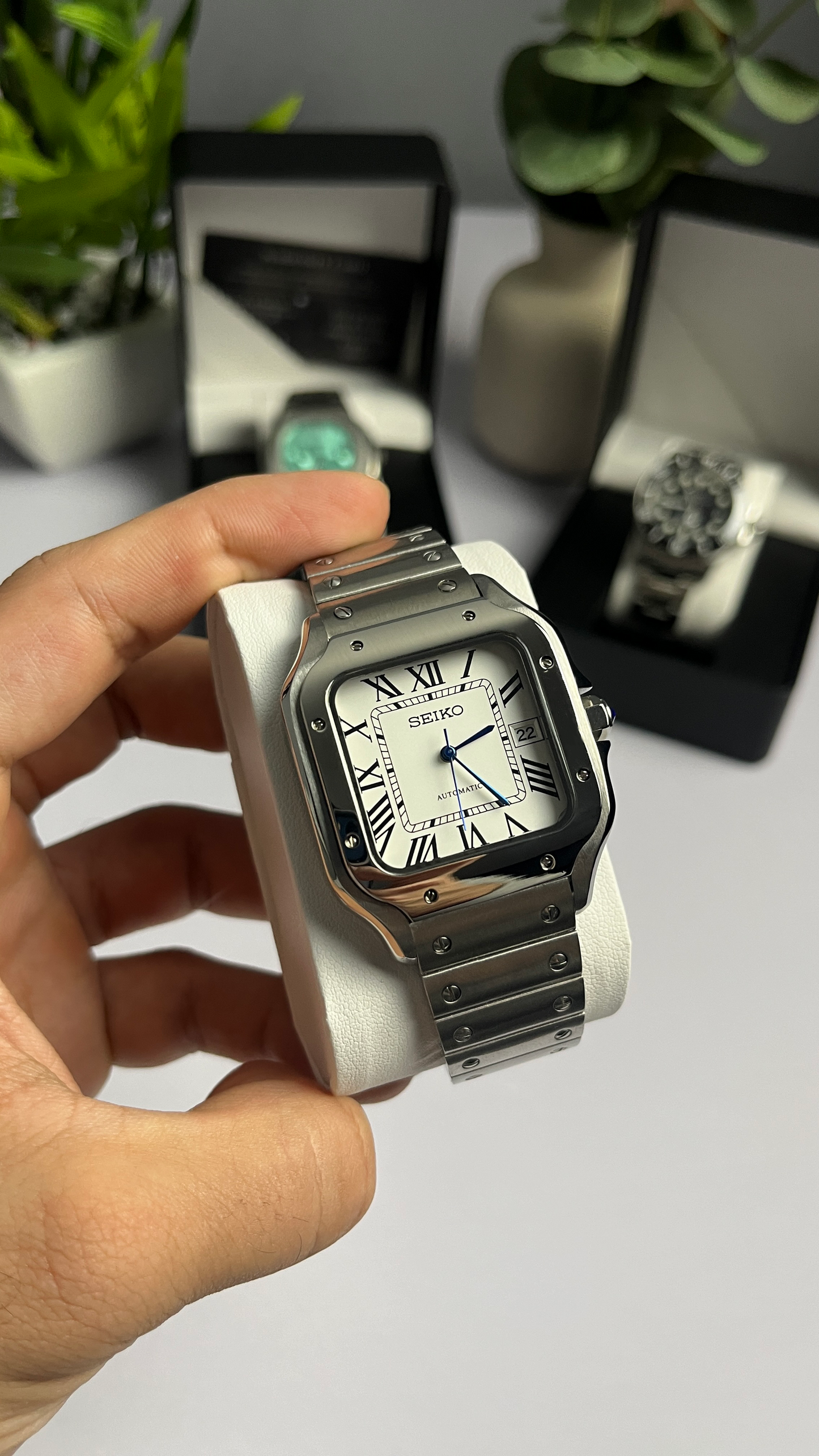 Santos Mod Silver - White