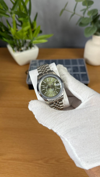 Olive Green Sky-Dweller