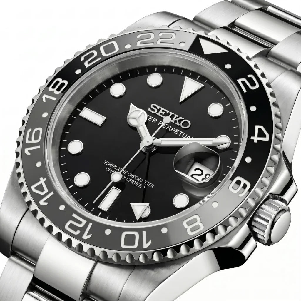 Seiko Mod | Bruce Wayne GMT