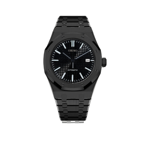 Seiko Mod - Seiko Oak Triple Black Watch
