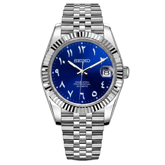 DateJust Navy Arabic