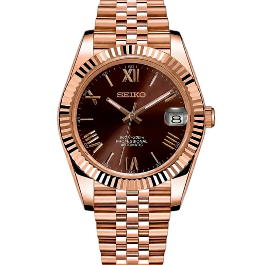 DateJust Triple Roman Rose