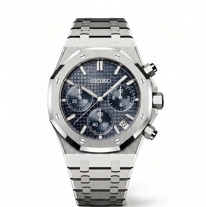 Seiko Mod | Royal Oak Blue Chrono