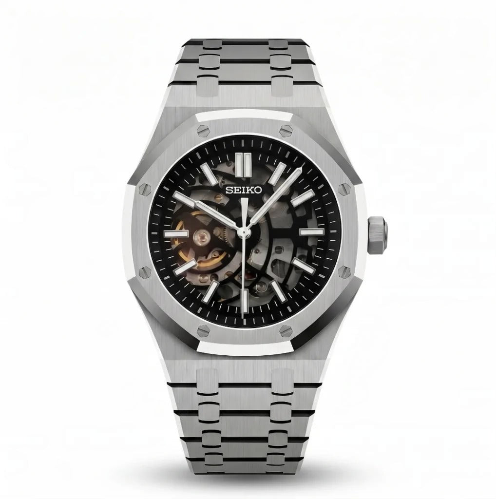 Seiko Mod | Royal Oak Skeleton Silver