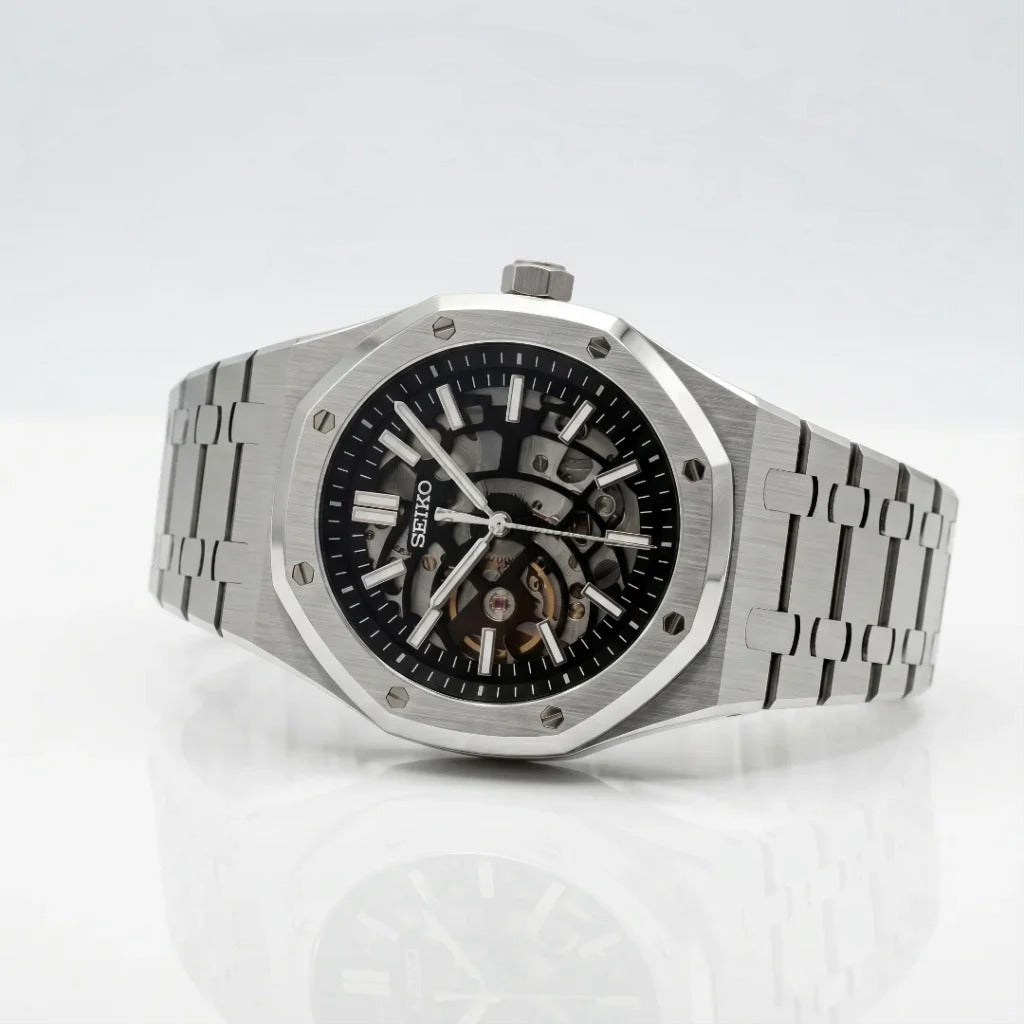 Seiko Mod | Royal Oak Skeleton Silver