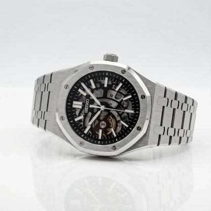 Seiko Mod | Royal Oak Skeleton Silver