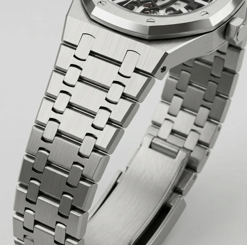 Seiko Mod | Royal Oak Skeleton Silver