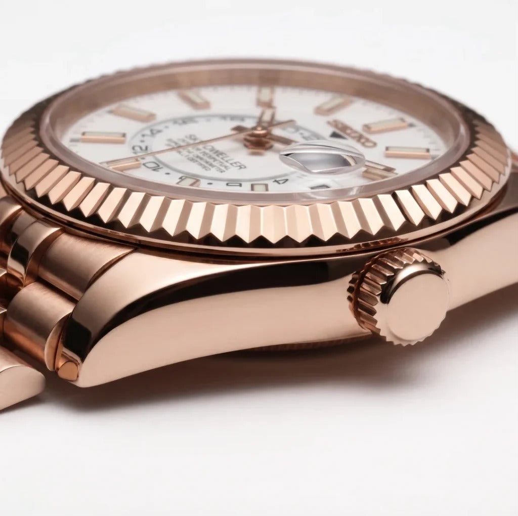 Seiko Mod | Sky Dweller Rose White