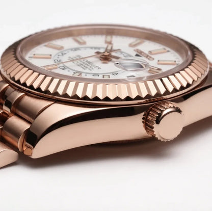 Seiko Mod | Sky Dweller Rose White