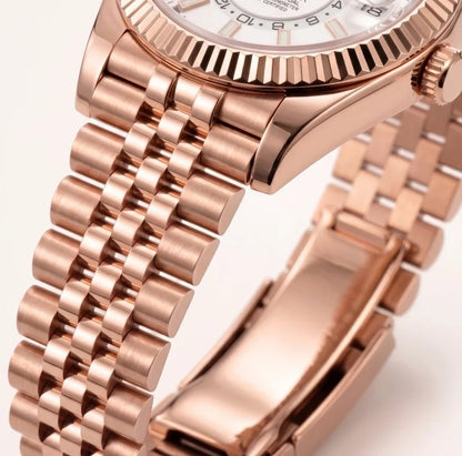 Seiko Mod | Sky Dweller Rose White