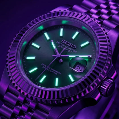 Seiko Mod | DateJust Green