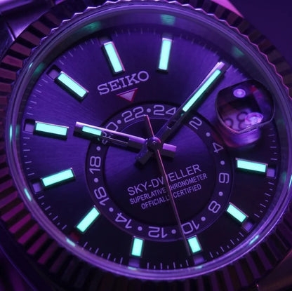 Seiko Mod | Sky Dweller Black