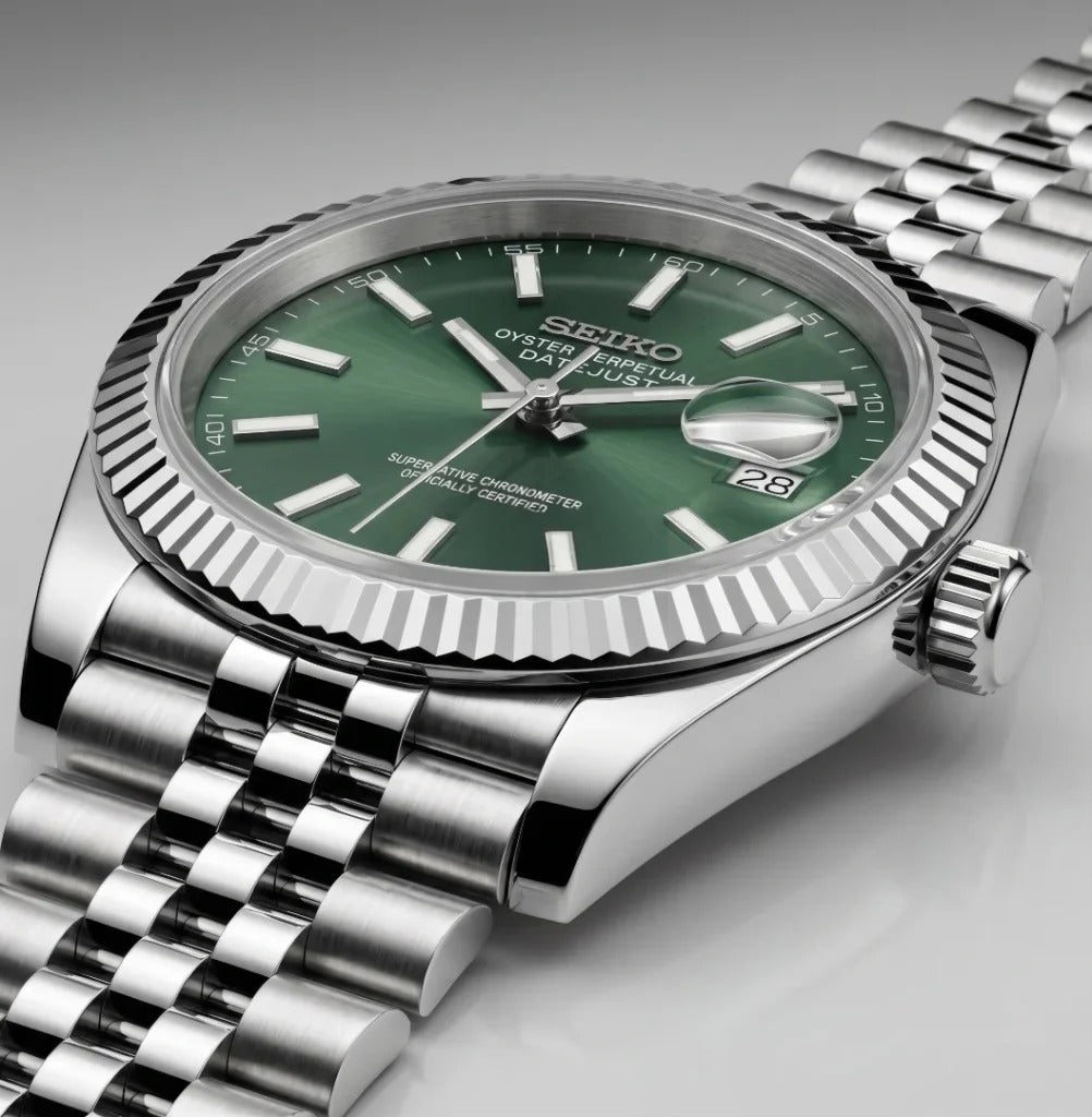 Seiko Mod | DateJust Green