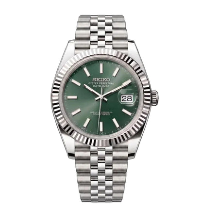 Seiko Mod | DateJust Green
