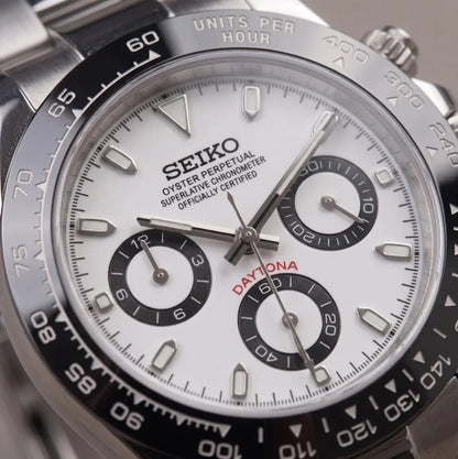 Seiko Mod | Daytona White Panda