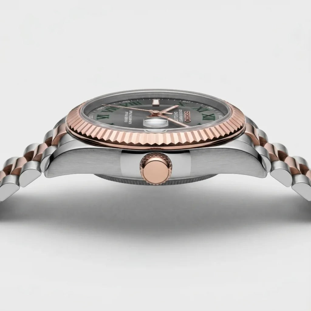 Seiko Mod | DateJust Two Tone Wimbledon