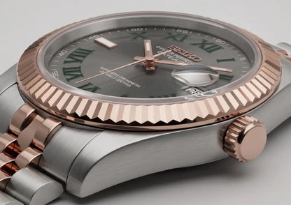 Seiko Mod | DateJust Two Tone Wimbledon
