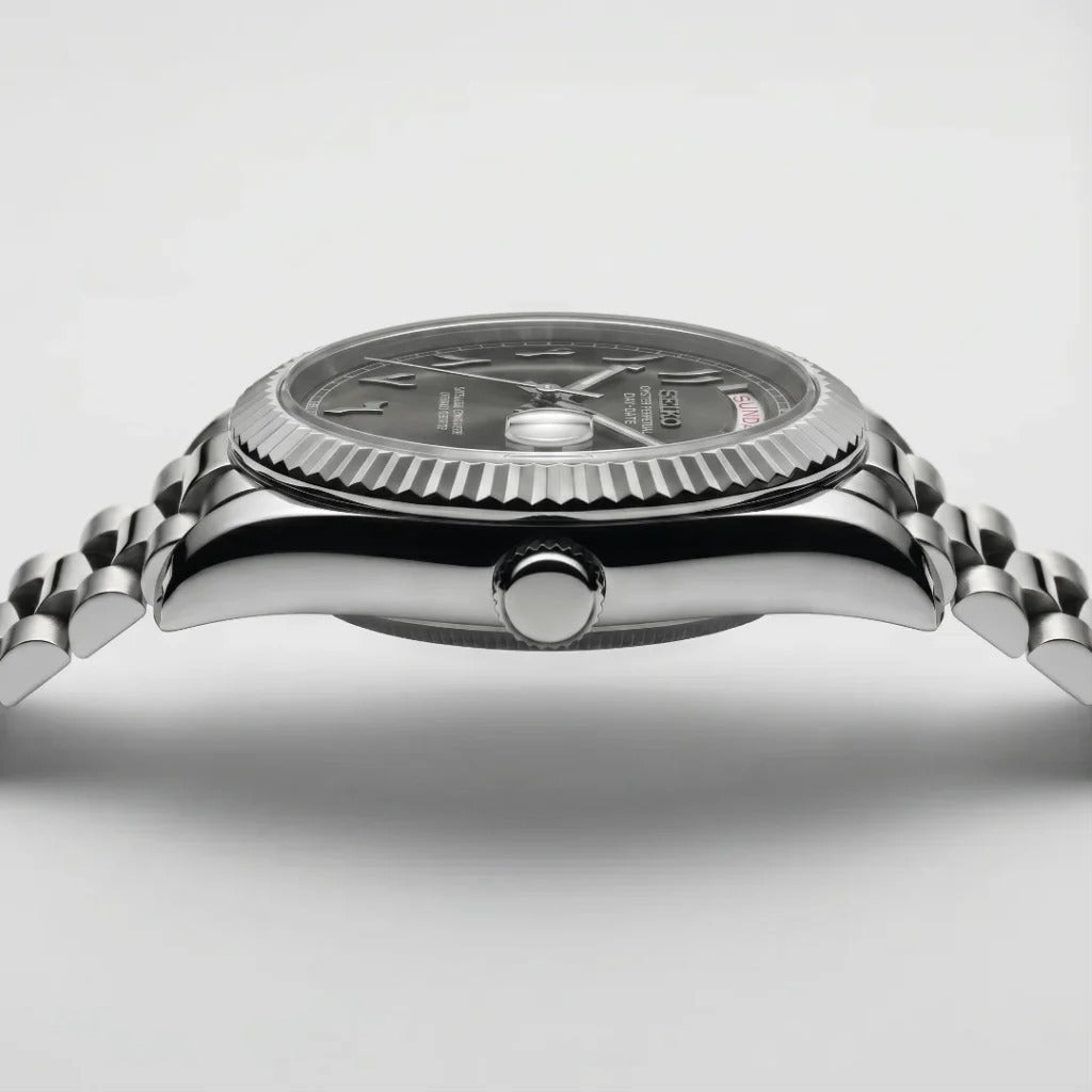 Seiko Mod | DayDate Black Arabic