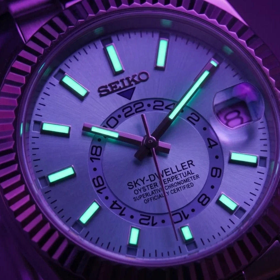 Seiko Mod | Sky Dweller Ice Blue