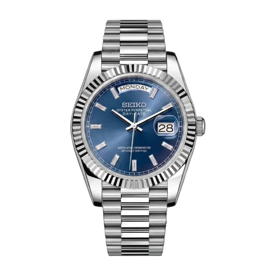 DayDate Blue Baguette