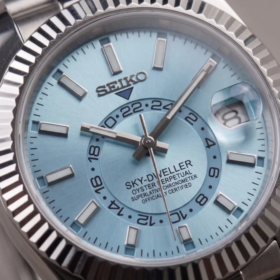 Seiko Mod | Sky Dweller Ice Blue
