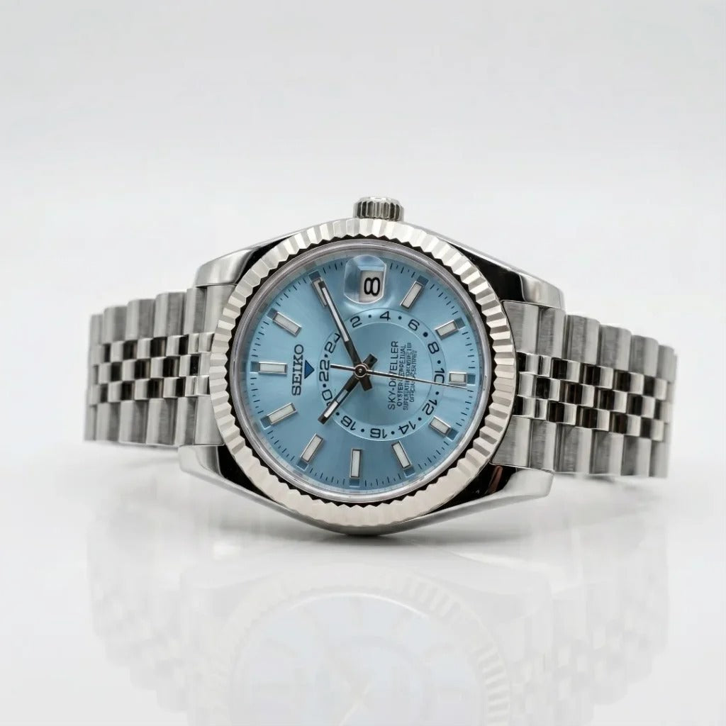 Seiko Mod | Sky Dweller Ice Blue