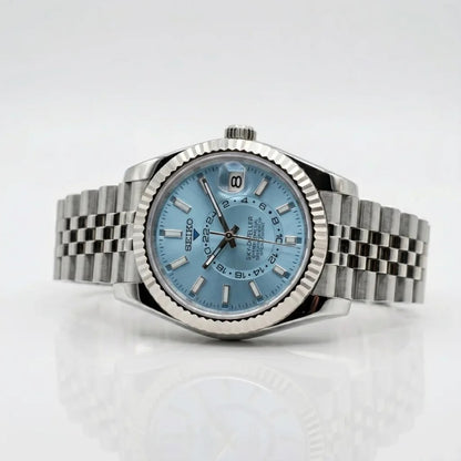 Seiko Mod | Sky Dweller Ice Blue