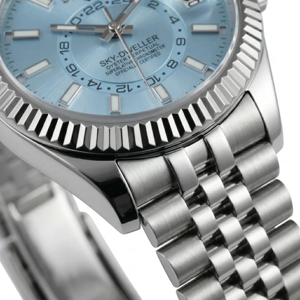 Seiko Mod | Sky Dweller Ice Blue