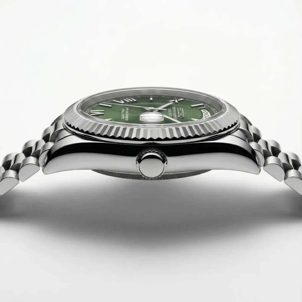 Seiko Mod | DayDate Olive Baguette