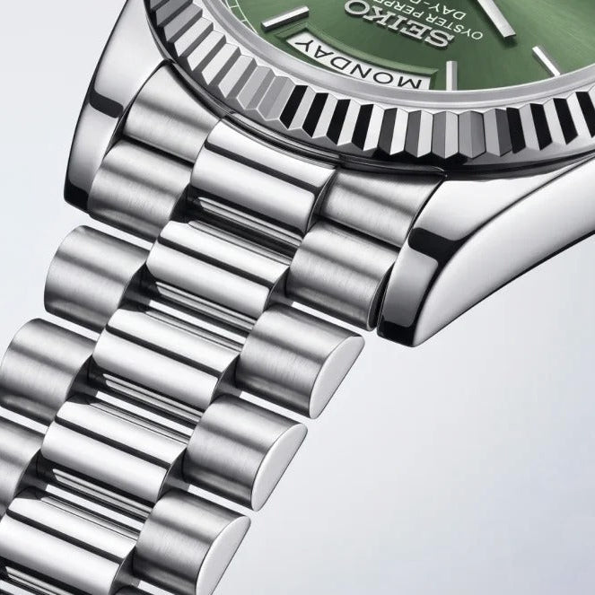Seiko Mod | DayDate Olive Baguette
