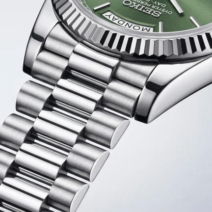 Seiko Mod | DayDate Olive Baguette