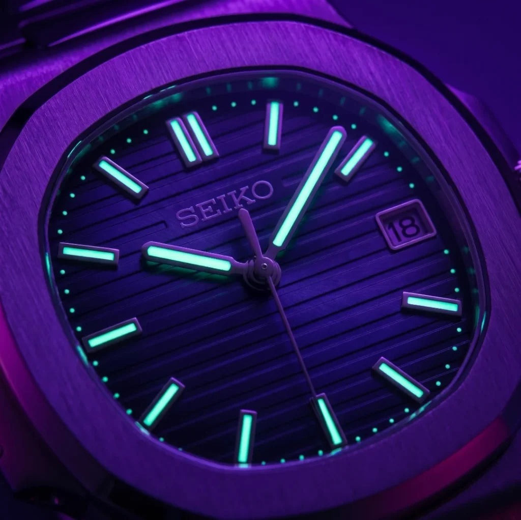 Seiko Mod | Nautilus Blue