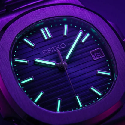 Seiko Mod | Nautilus Blue