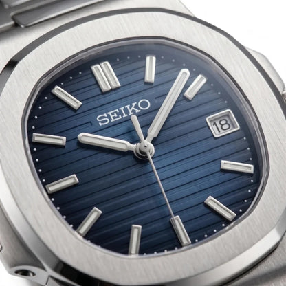 Seiko Mod | Nautilus Blue