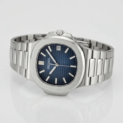 Seiko Mod | Nautilus Blue