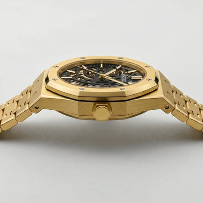 Seiko Mod | Royal Oak Skeleton Gold