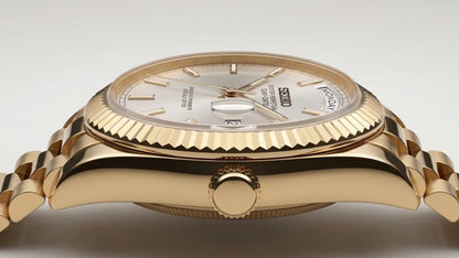 Seiko Mod | DayDate White Gold Baguette