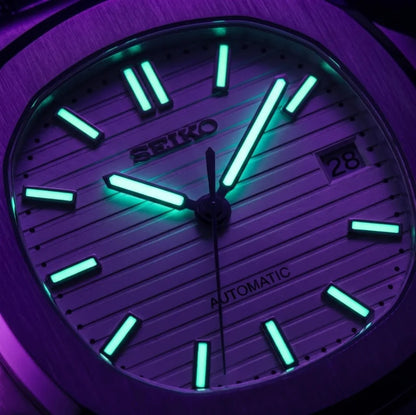 Seiko Mod | Nautilus White