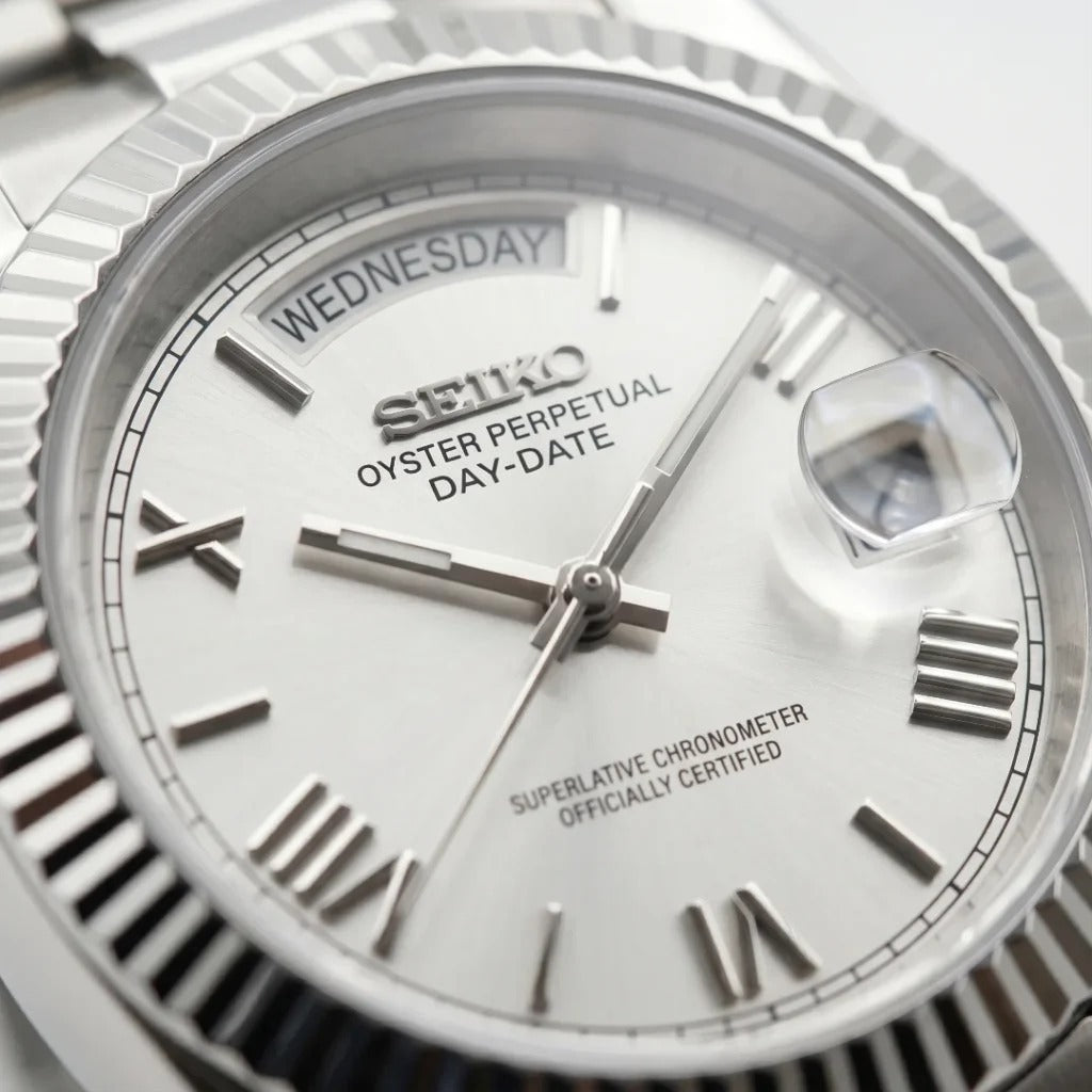 Seiko Mod | DayDate White Roman