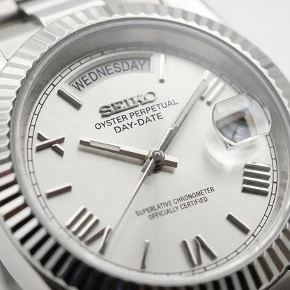 Seiko Mod | DayDate White Roman